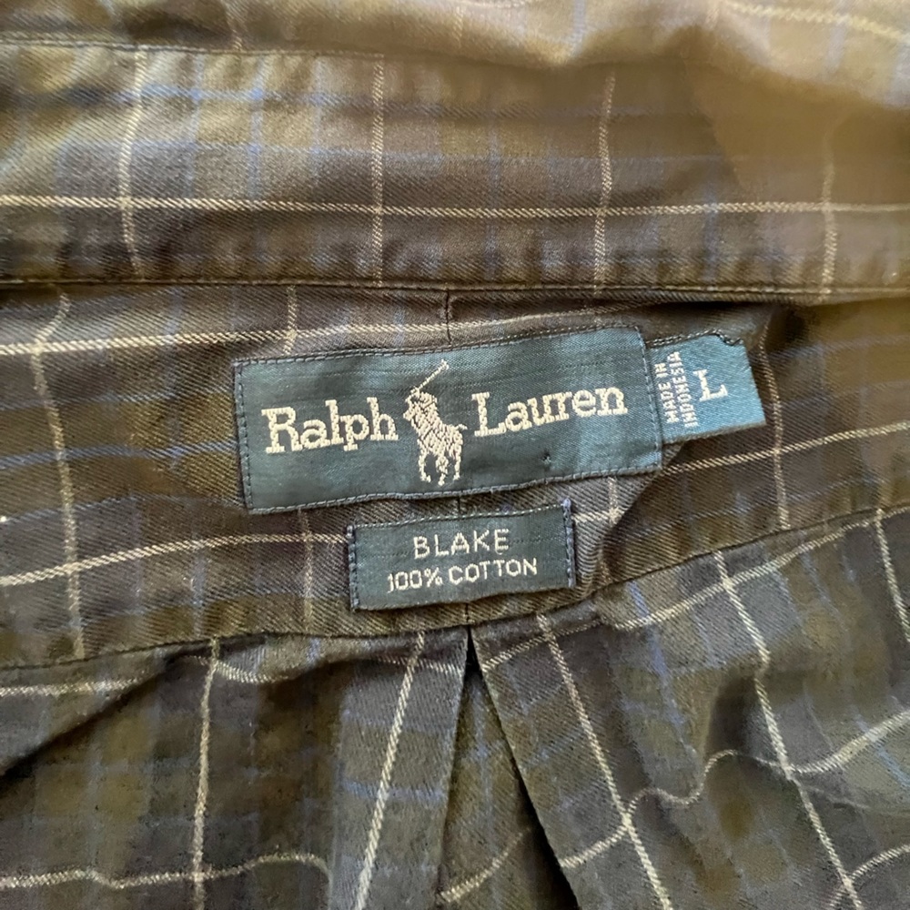 plaid button up - Picture 3 of 3